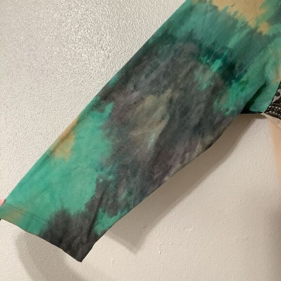 Vanilla Sugar Vintage Y2K Fairy Grunge Fairycore Boho Tie Dye Patchwork Blouse L - Picture 5 of 16